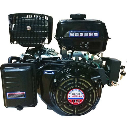 Двигатель Lifan 192F-2D-R (сцепление и редуктор 2:1) 18.5лс