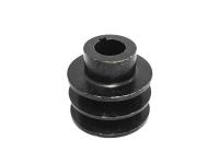 Шкив ременной пос. 19мм (2 ручья,А-13мм,D55мм)