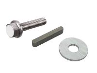 Комплект коленвала 168F-170F(D20мм)(болт М8x30, шайба 25мм, шпонка 5x5x32)