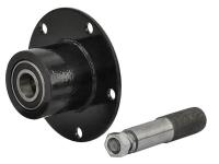 Ступица колеса тележки мотоблочной (ось 25мм)