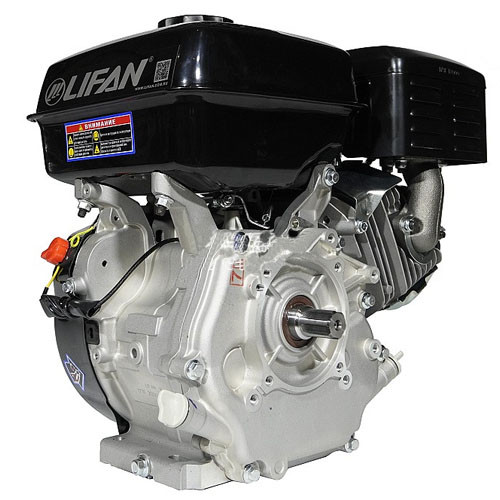 Двигатель Lifan 177F (шлицевой вал 25мм, 80x80) 9лс