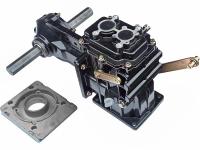 Коробка передач и редуктор мотоблока 3+1 (9-18лс, st-1800F) с плитой