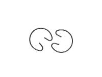 Кольца стопорные поршневого пальца R190-R195 (2шт)