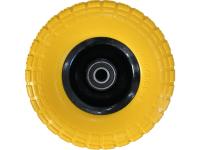 Колесо 4.10/3.50-4 полиуретановое для тачки (ось 20/60) мет. диск