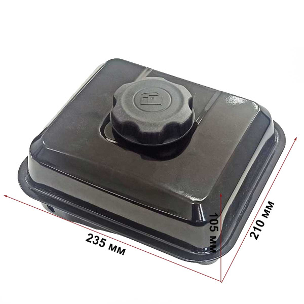 Бак топливный 168F(GX200)-170F(GX210) крышка с резьбой, 3,6л