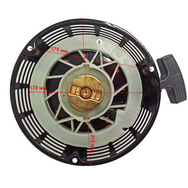 Стартер ручной KP420, KP460, KP500 LIFAN усиленный (23200-A262T-0031)