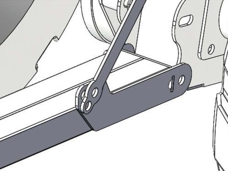 Отвал для пахотно-ездового модуля Смарт-04 (1200х400 мм)