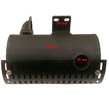 Глушитель C192F дизель LIfan (18000-H2610-0005)