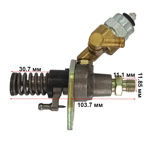 Насос топливный двигателя C186F с электроклапаном  (DHY8000LE)