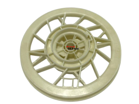 Шкив ручного стартера 188F(GX390)-192F(GX460) пос.14мм
