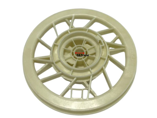Шкив ручного стартера 188F(GX390)-192F(GX460) пос.14мм