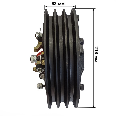 Сцепления мотоблока-минитрактора 3-х ручейковое в сборе