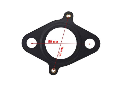 Прокладка глушителя 192F, KP420, KP460 Lifan (металл)