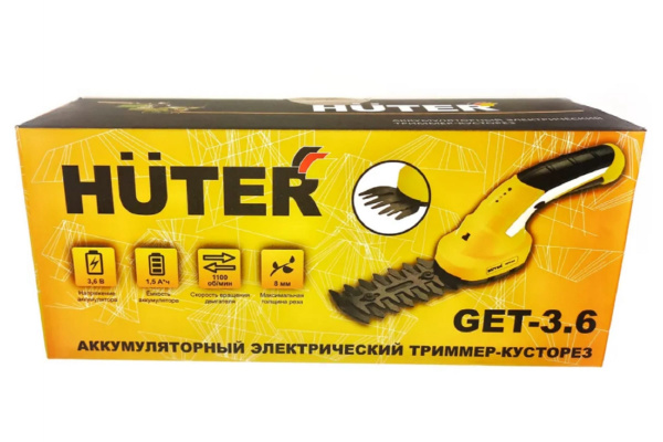 Кусторез аккумуляторный Huter GET-3,6