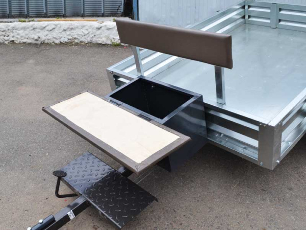 Прицеп для мотоблока ТМ-6/400 (без колес) оцинкован