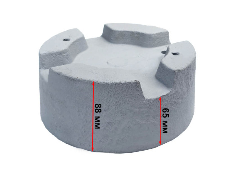 Утяжелитель (груз) колеса мотоблока литой 16кг (1шт)