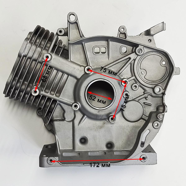 Блок двигателя 192F(GX440-GX450) 92мм