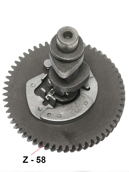 Распредвал KP420, KP460, KP500 в сборе (14100-A262T-0001) LIFAN