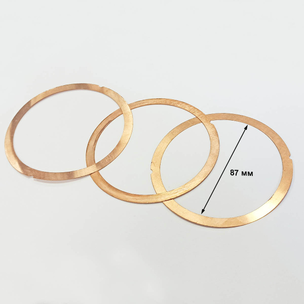 Прокладка ГБЦ двигателя C186F комплект 3шт (0,5/0,2/0,1)