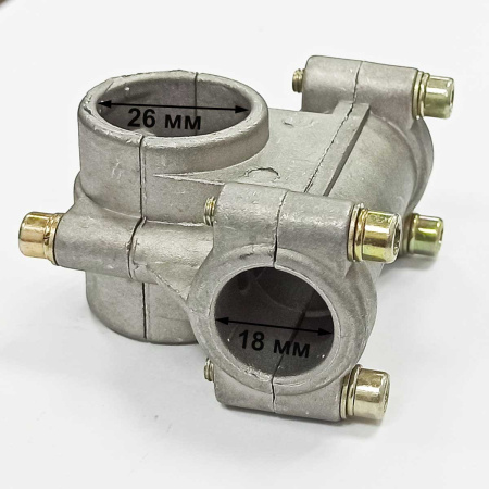 Крепление руля бензокосы (штанга 26мм)