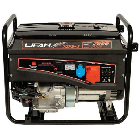  Генератор  бензиновый Lifan 7500-3 (7GF2-3)