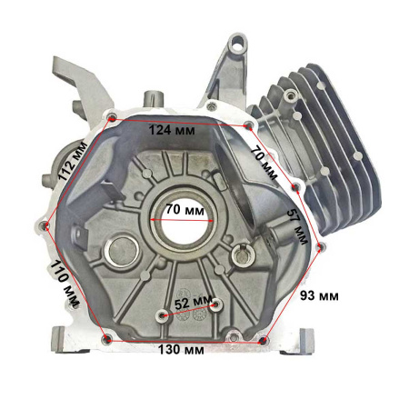 Блок двигателя 188FD(GX390E)