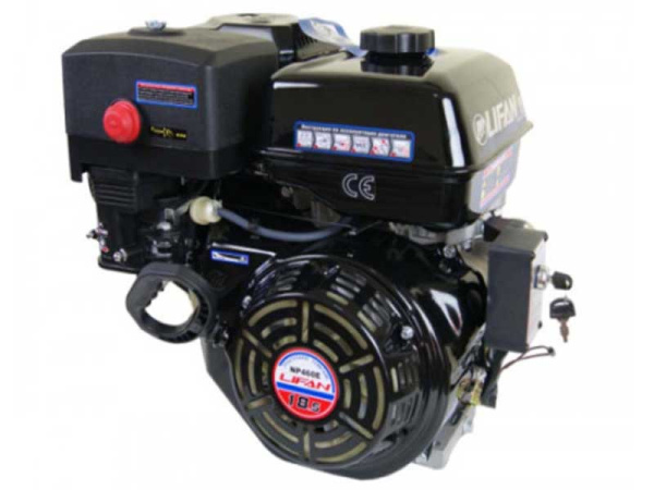 Двигатель Lifan NP460E-R (сцепление и редуктор 2:1) 18.5лс