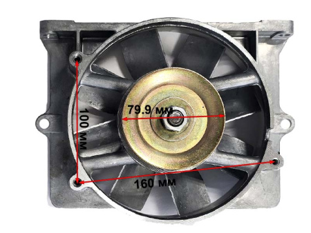 Вентилятор генератор-магнето R175-R180 (без катушек)