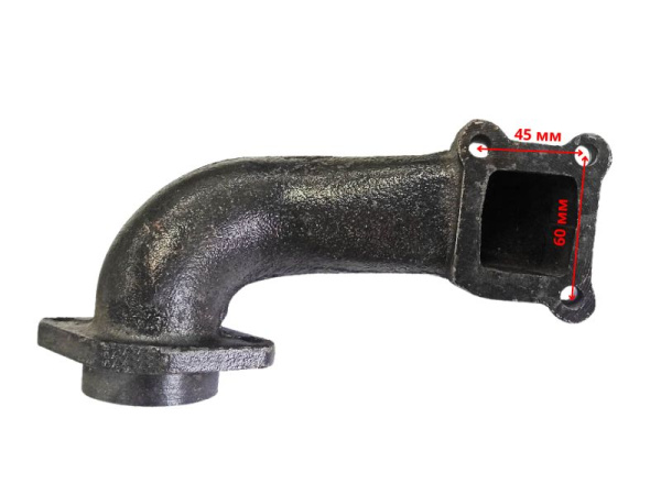 Колено воздушного фильтра R195 (3 отв крепления к ГБЦ)