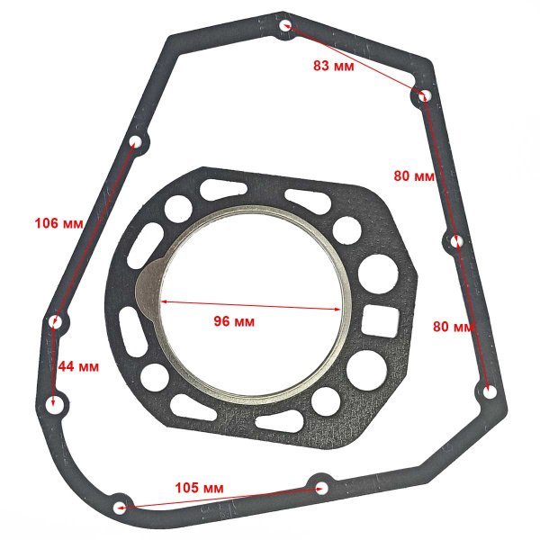 Прокладки R192 набор
