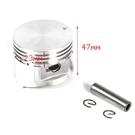 Поршень двигателя 1P65F Lifan (выс. 47мм)