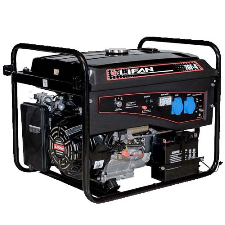  Генератор  бензиновый Lifan 7500E (7GF-4)