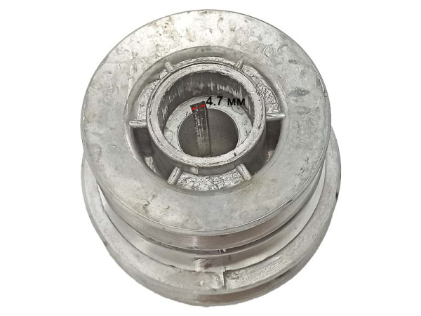 Шкив ременной пос.20мм (3 ручья,D95/80мм) Нева