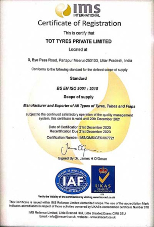 Камера 6.00-12, 6.50-12, 7.00-12 TOT TYRES (Индия)