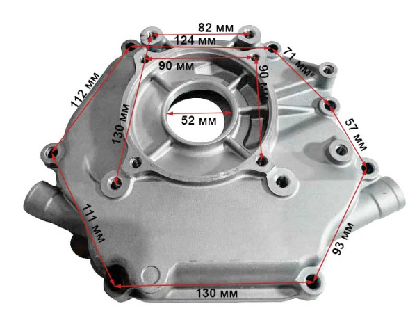 Крышка блока KP420, KP460, KP500 LIFAN  (11211-A262T-0001)