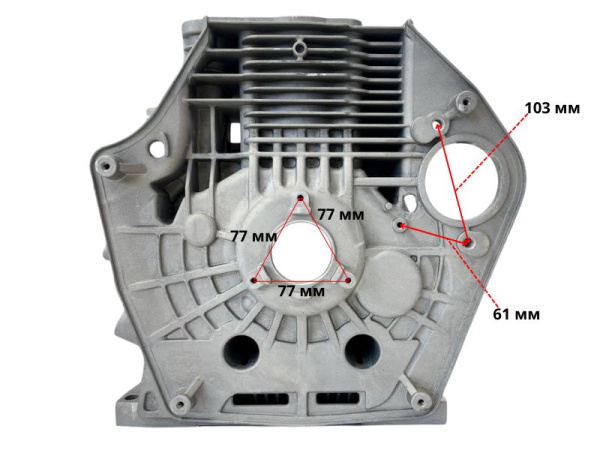 Блок двигателя C195FD Lifan (11110-H95Y0-0001)
