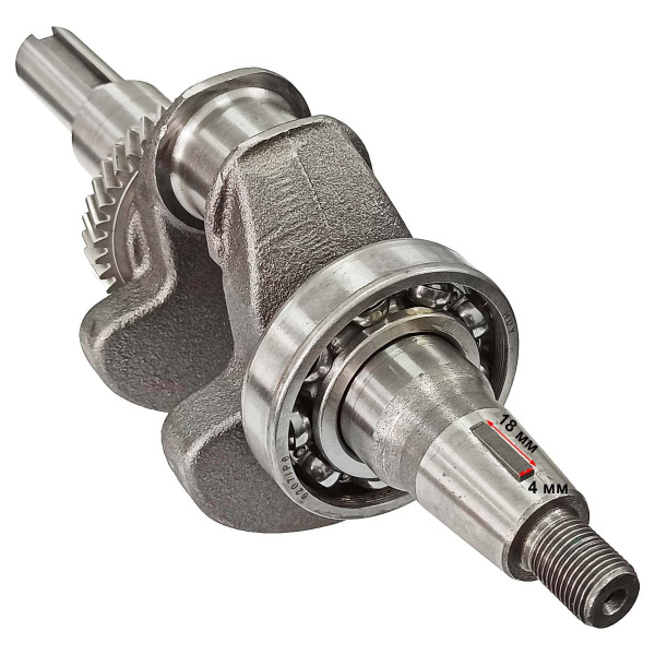 Коленвал 188F(GX390)-192F(GX460) (под шпонку 25мм)