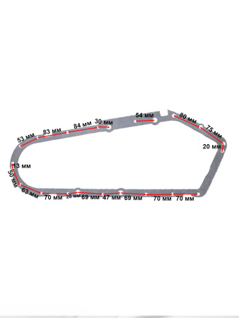 Прокладка крышки редуктора МБР Целина, Нева