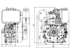 Двигатель дизельный Lifan C192F(вал 25мм под шпонку) 13лс