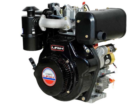 Двигатель дизельный Lifan C188F-D(вал 25мм под шпонку) 12лс 6А