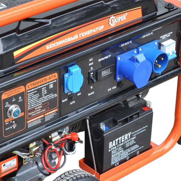 Генератор бензиновый SKIPER LT9000EB-ATS