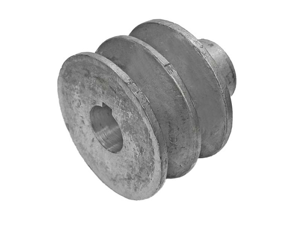 Шкив ременной пос. 19мм (2 ручья,А-13мм,D-60мм) Крот