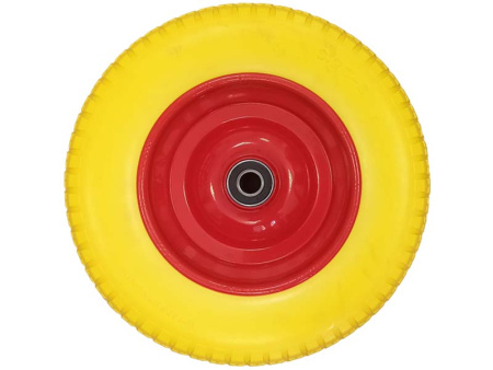 Колесо 3.25-8 полиуретановое для тачки (ось 20/75)