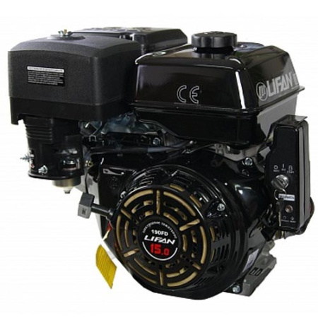 Двигатель Lifan 190FD (вал 25мм под шпонку) 15лс 11А