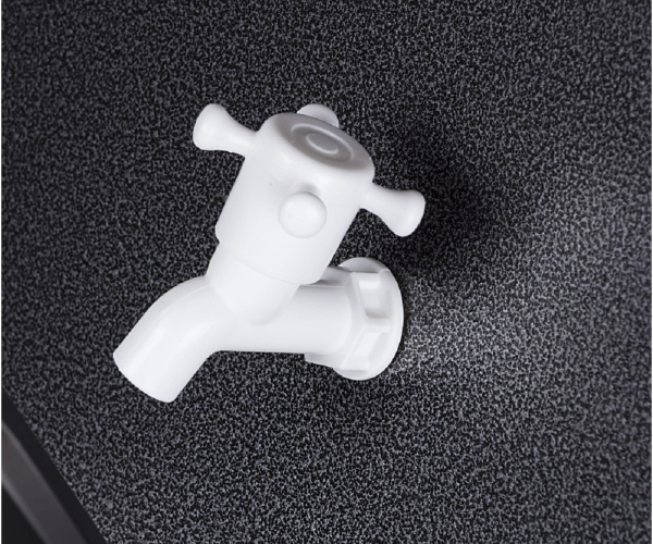 Умывальник дачный КОМФОРТ ВИХРЬ с подогревом серебристый