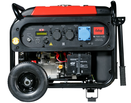 Генератор цифровой FUBAG TI 7000 A ES с электростартером и коннектором автоматики