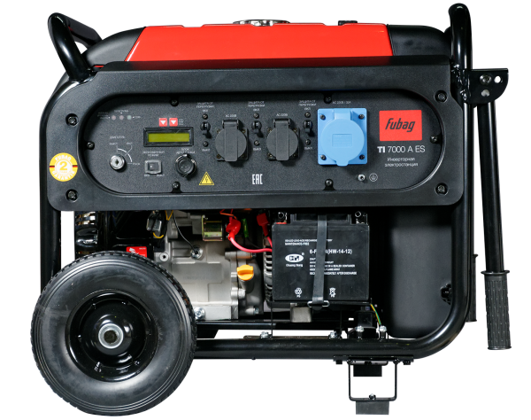 Генератор цифровой FUBAG TI 7000 A ES с электростартером и коннектором автоматики
