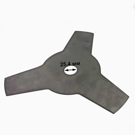 Нож бензокосы (255x25,4x1,3x3T) трехлепестковый