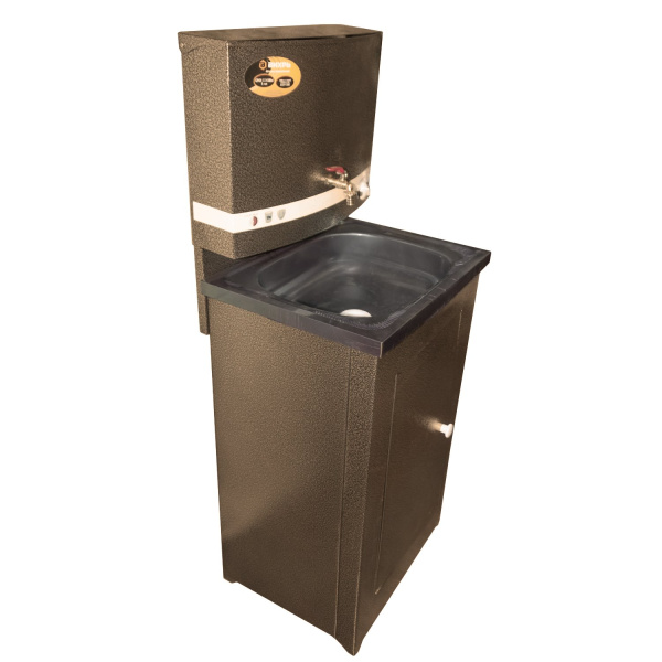 Умывальник дачный ЛЮКС ВИХРЬ с подогревом медь