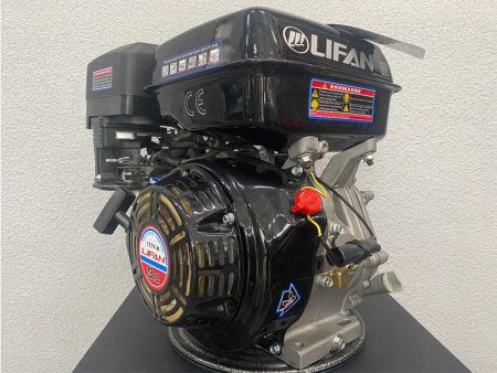 Двигатель Lifan 177F-H (редуктор,вал 25,4мм) 9лс